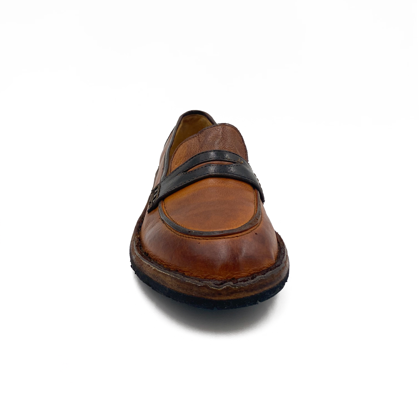 Bubetti Loafer 2 farvet Cognac/m.Brun