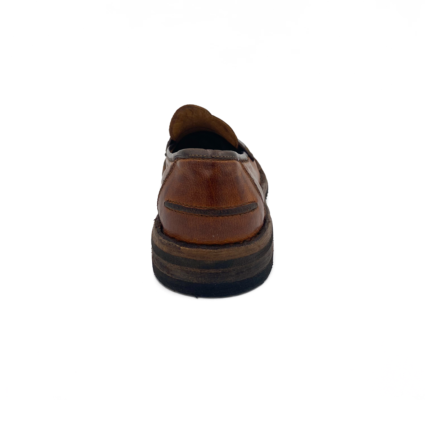 Bubetti Loafer 2 farvet Cognac/m.Brun