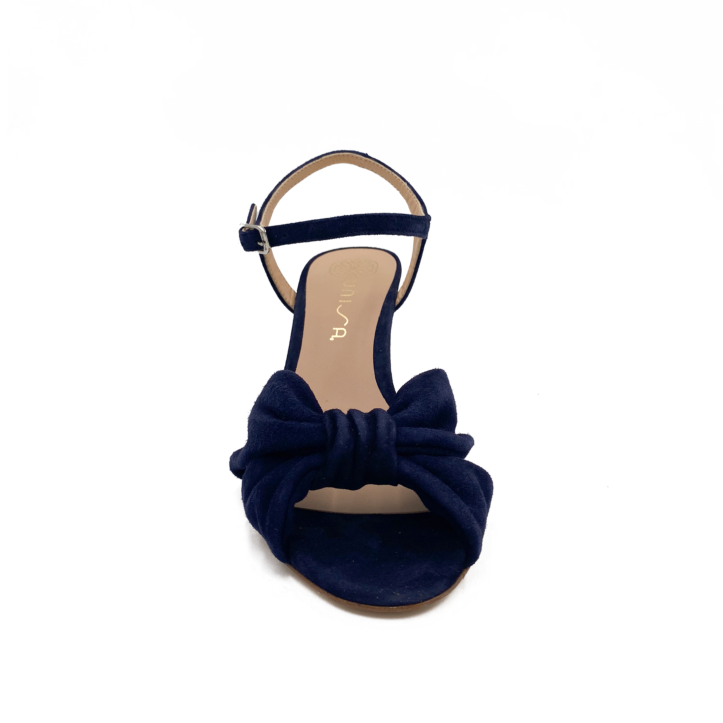 Unisa Sandal Malvina m/hæl Ruskind Ocean