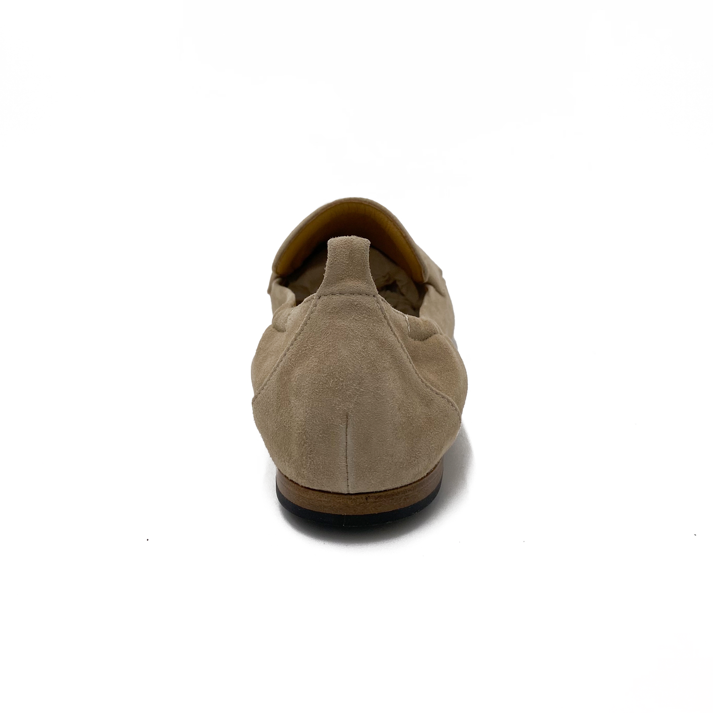 Pomme D'or Loafer m/spids og fryns Camel