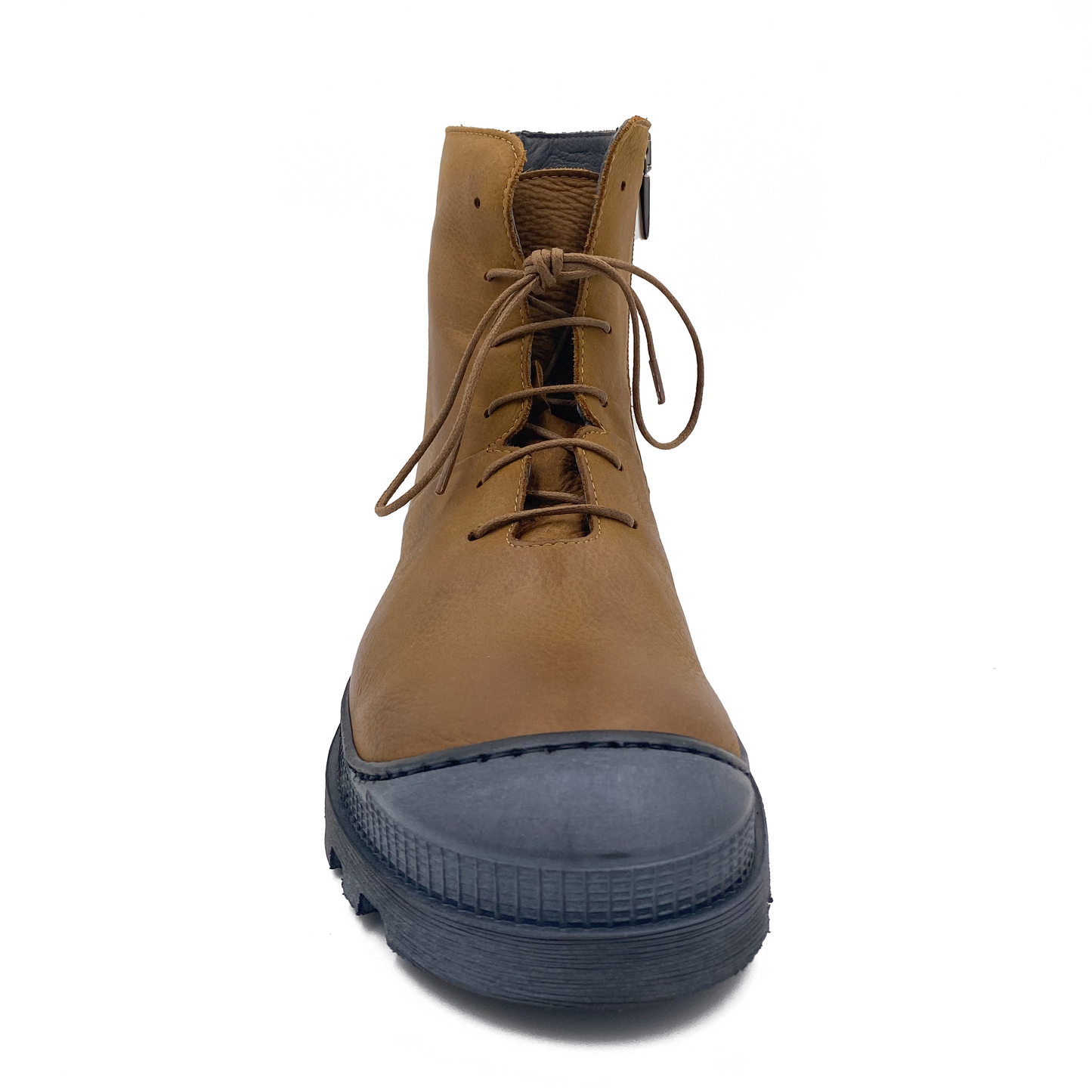 Lofina Basketstøvle m/snøre+lyn Camel