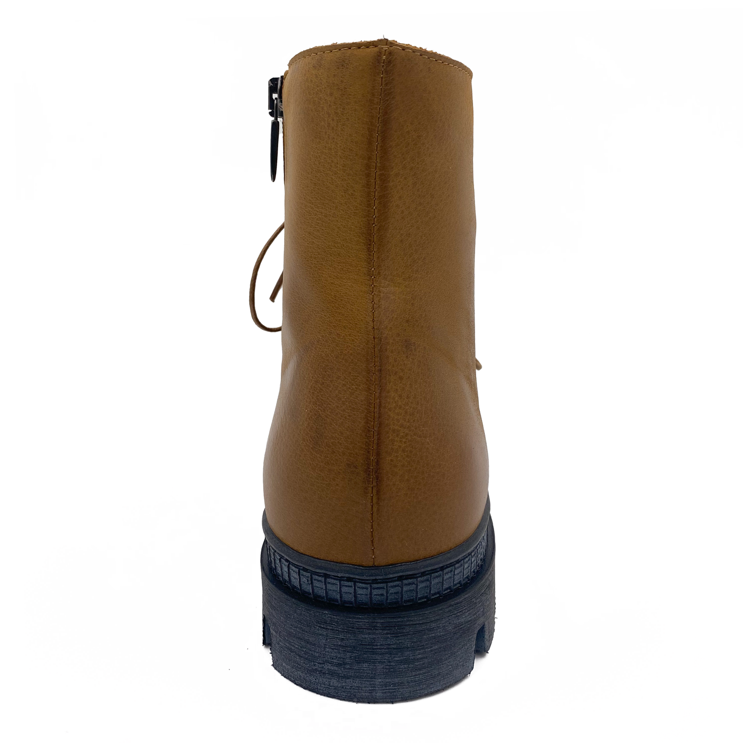 Lofina Basketstøvle m/snøre+lyn Camel