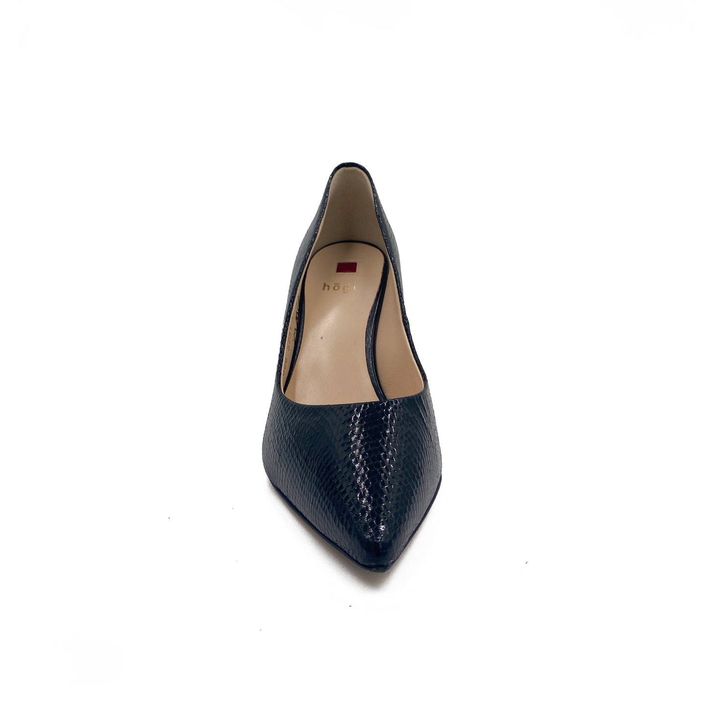 Högl Pumps m/tynd hæl Black Metallic Vip