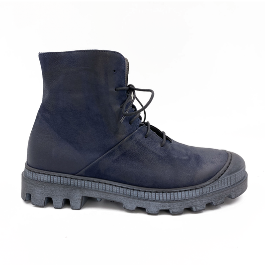 Lofina Basketstøvle m/snøre+lyn Navy