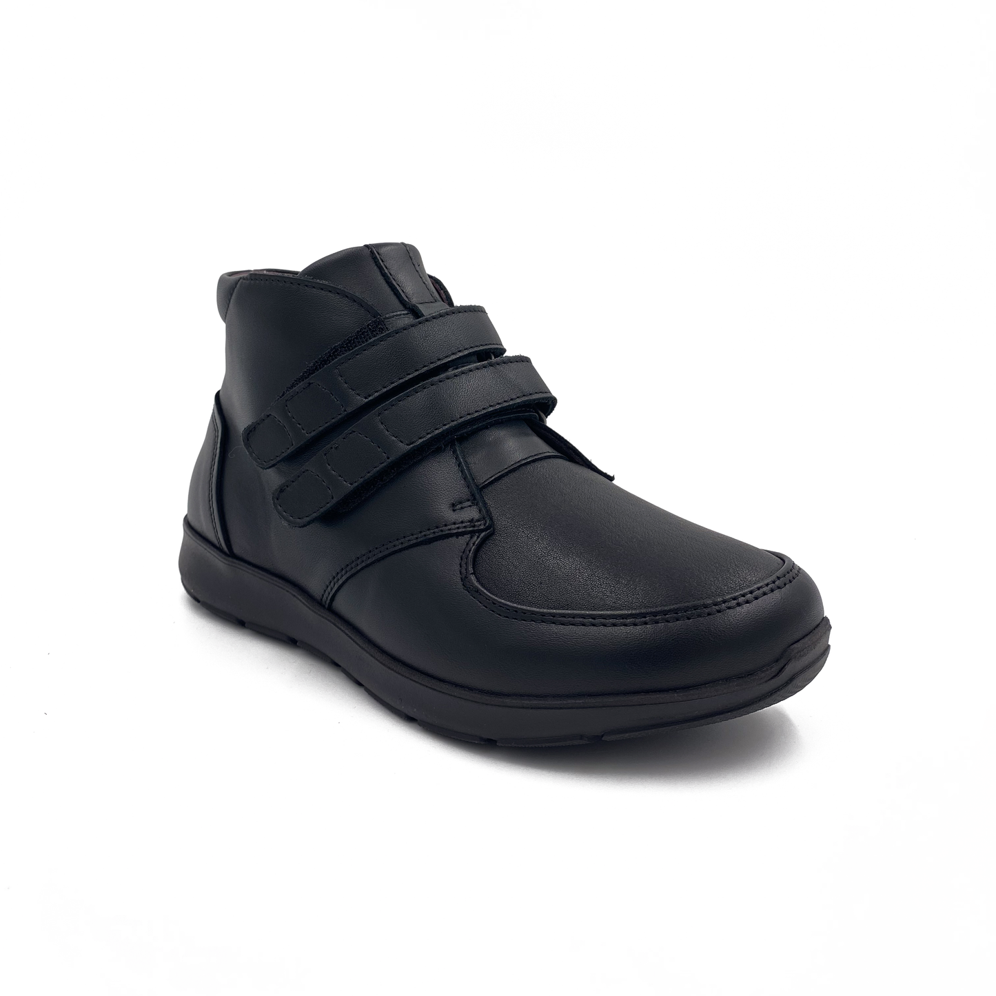 new feet støvle med stretch og velcro sort