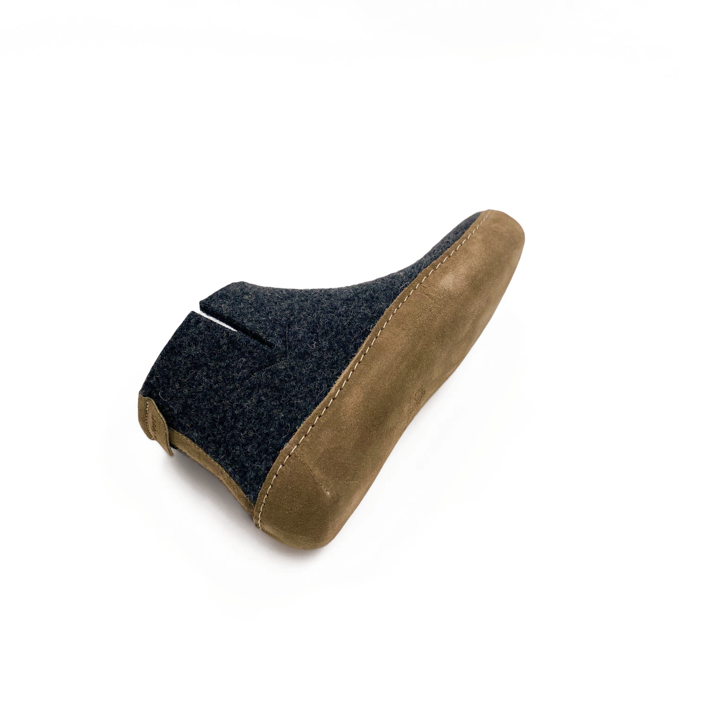 new feet hjemmesko uld med hælkappe antrasit