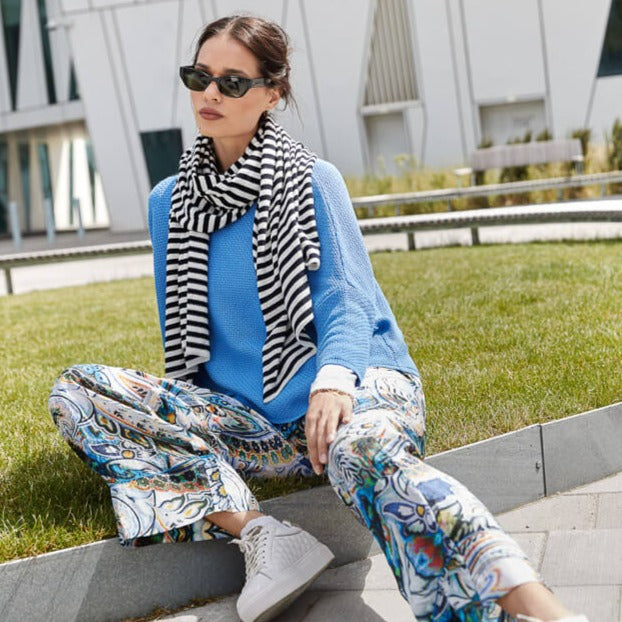 Tif Tiffy Tørklæde BelinaTT NavyStripe