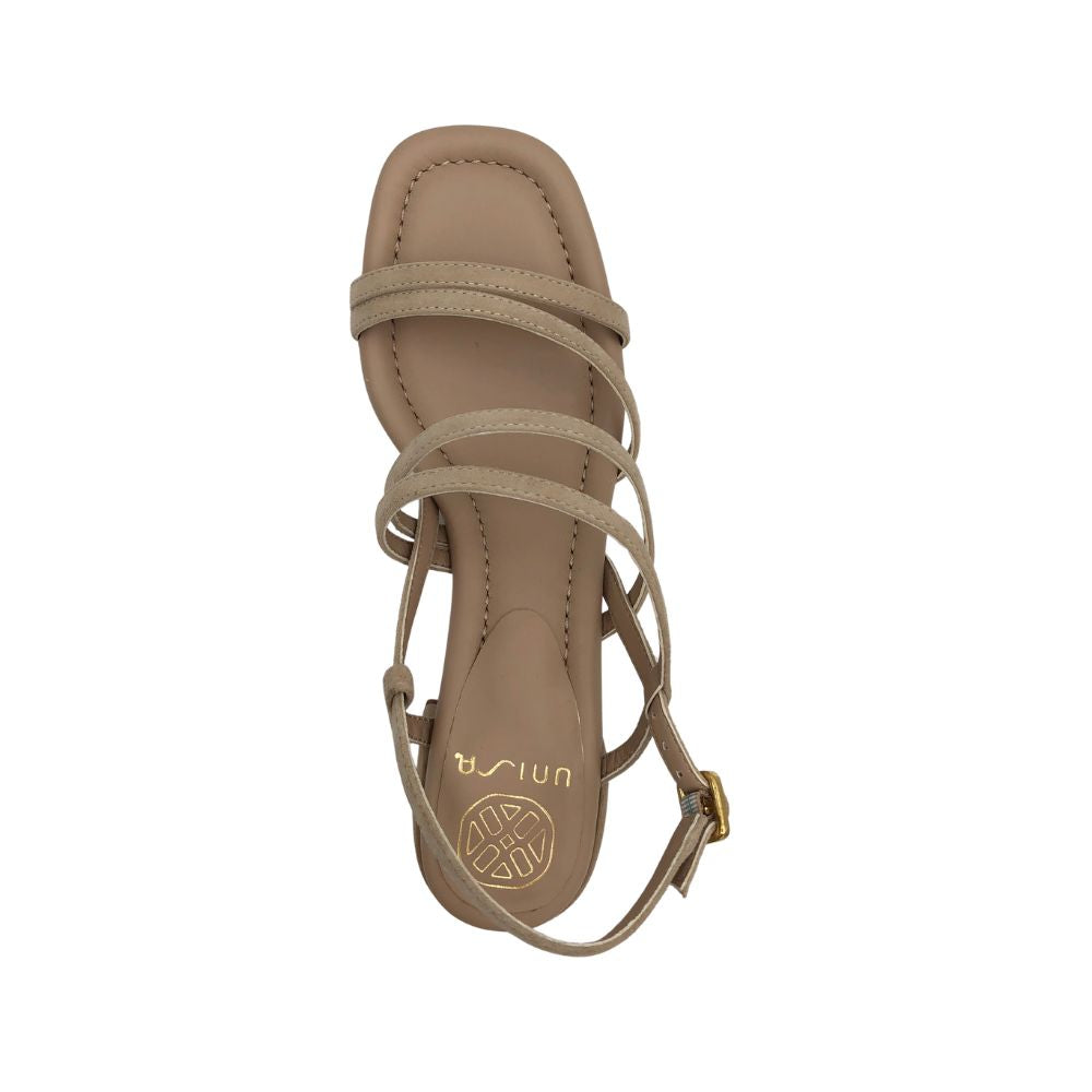 Unisa Festsandal m/tynde remme Skin