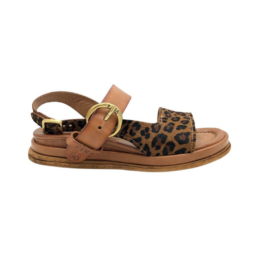 A.S. 98 Sandal m/ 2 Spænder Leo/Camel