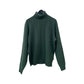 Alan Paine Firkin Cable & Moss Front Roll Neck Rosemary