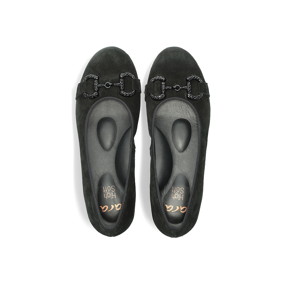 Ara Ballerina Ruskind m/ Bidsel Siena Black