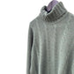 Alan Paine Firkin Cable & Moss Front Roll Neck Rosemary
