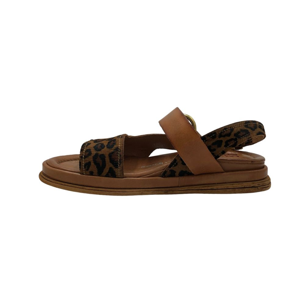 A.S. 98 Sandal m/ 2 Spænder Leo/Camel