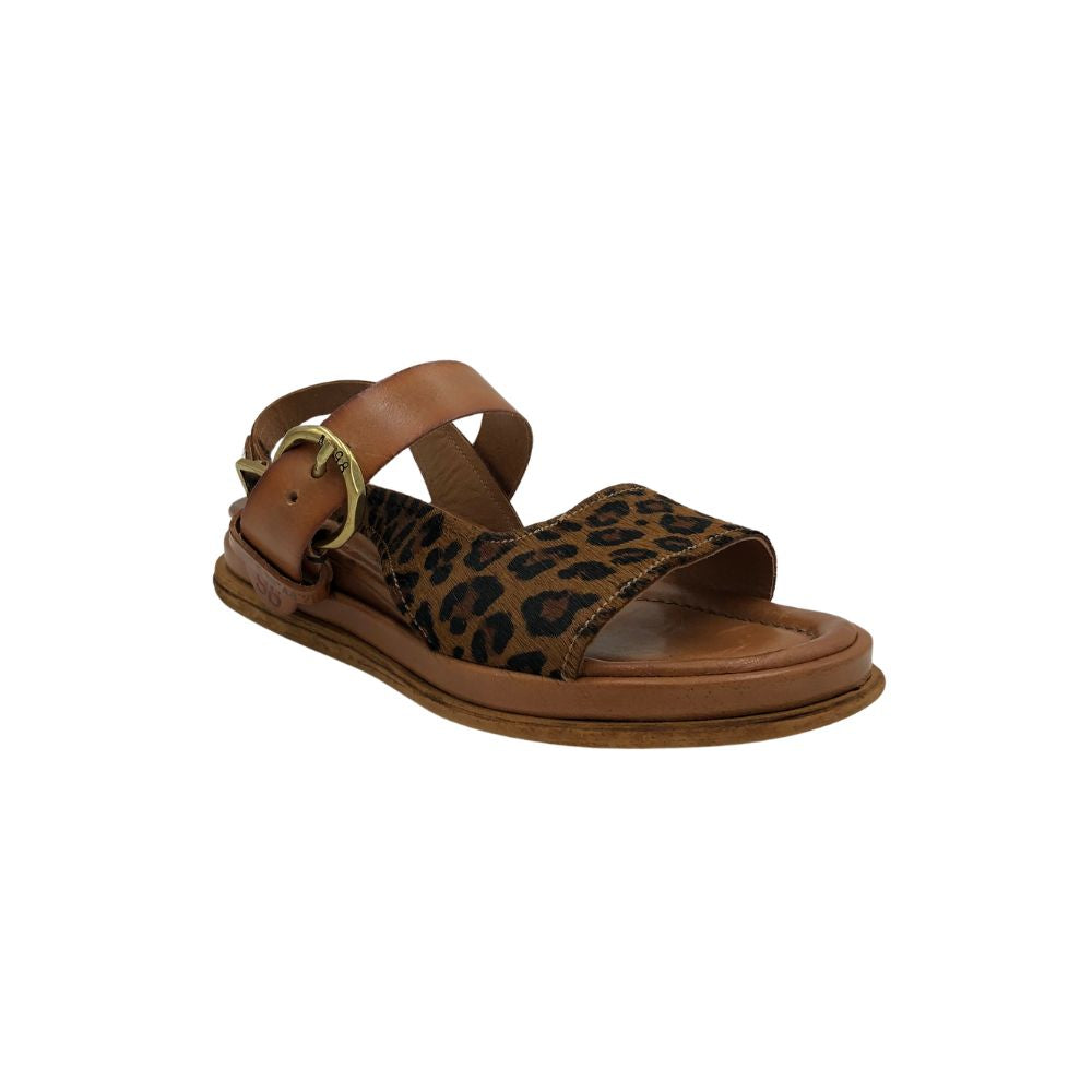 A.S. 98 Sandal m/ 2 Spænder Leo/Camel
