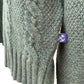 Alan Paine Firkin Cable & Moss Front Roll Neck Rosemary