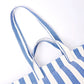 Roka London Tote Large Marylebone Denim Stripe