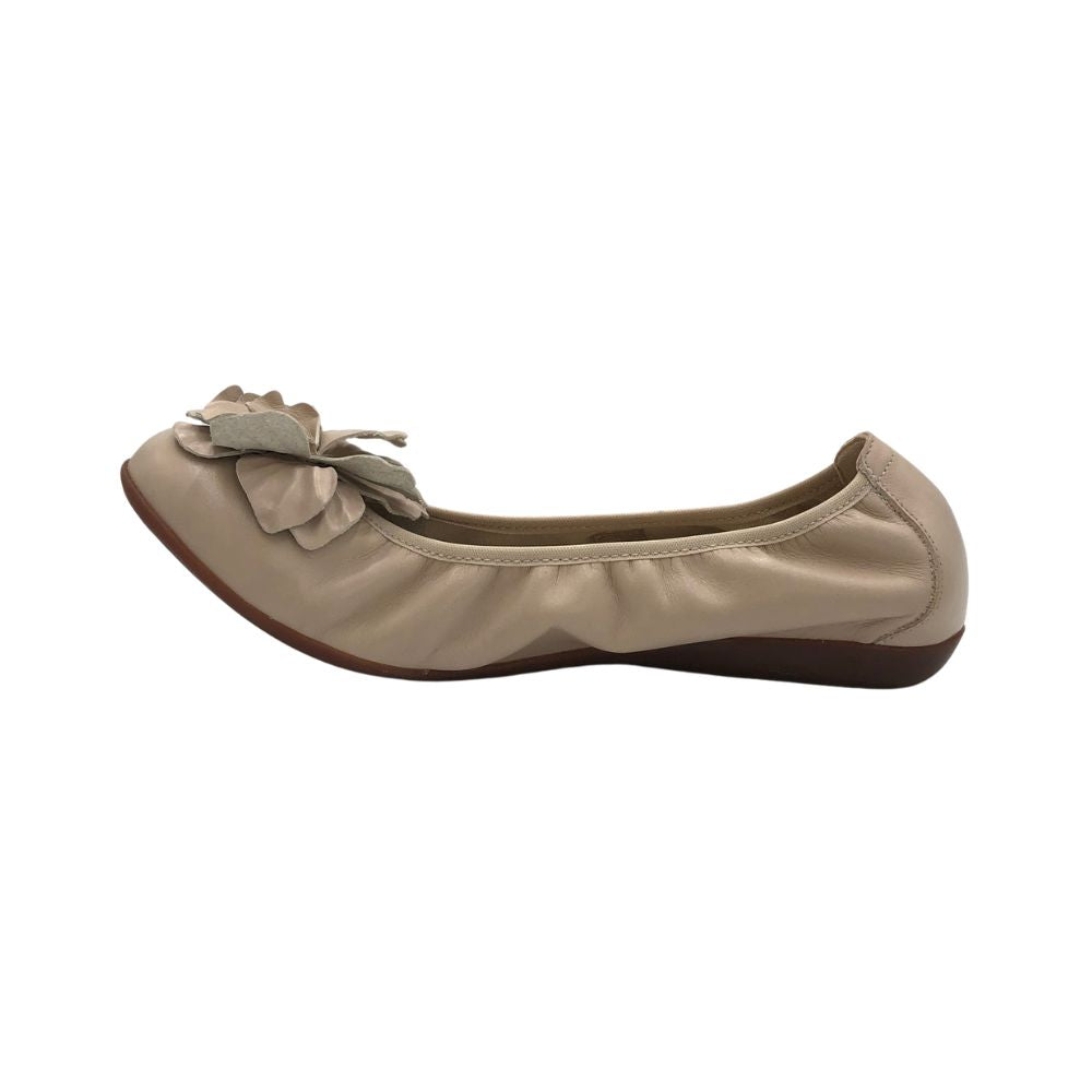 Wonders Ballerina m/blomst Beige