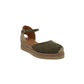 UNISA Espadrillos m/hulmønster Chaska Matcha