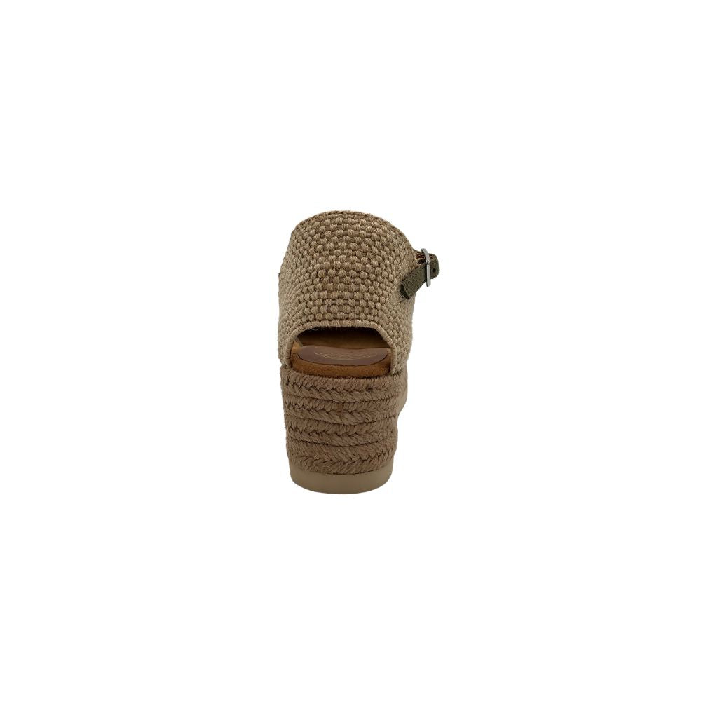 UNISA Espadrillos m/hulmønster Chaska Matcha