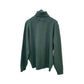 Alan Paine Firkin Cable & Moss Front Roll Neck Rosemary