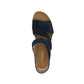 Hartjes Sandal m/velcro Jazz Ecru Dunkelblau