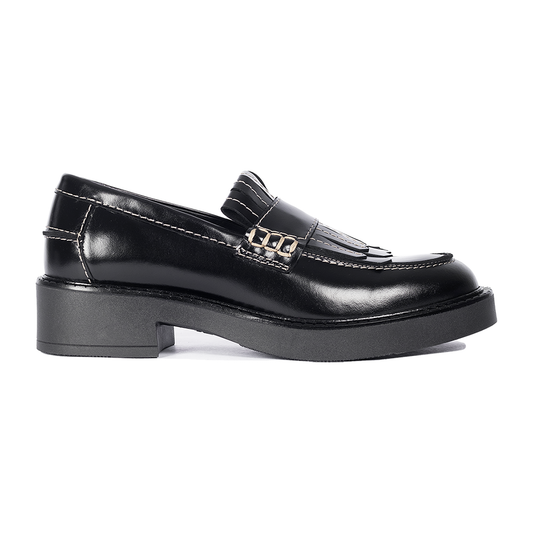 Angulus Loafer m/ fryns Black