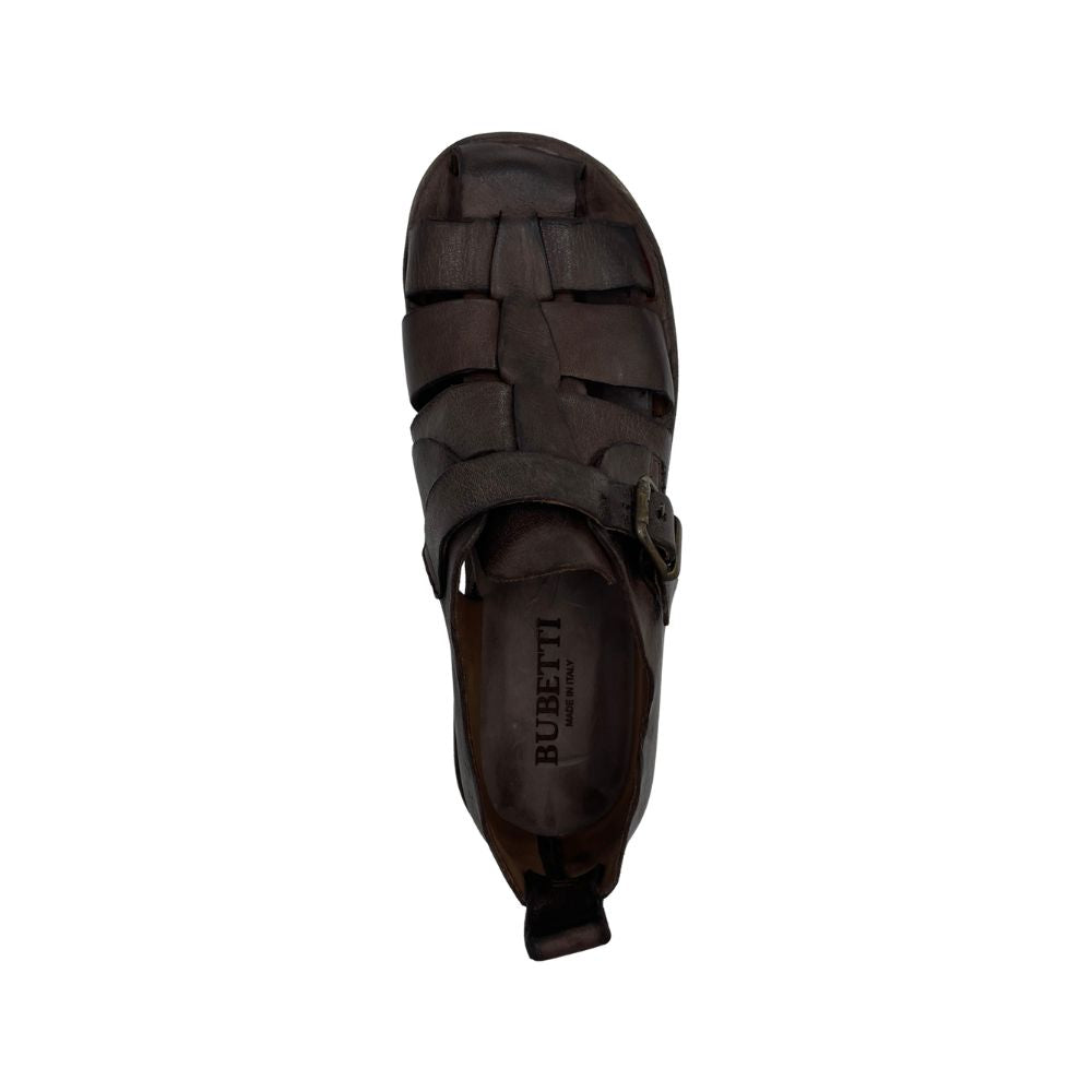 Bubetti Herre lukket sandal Kastanje