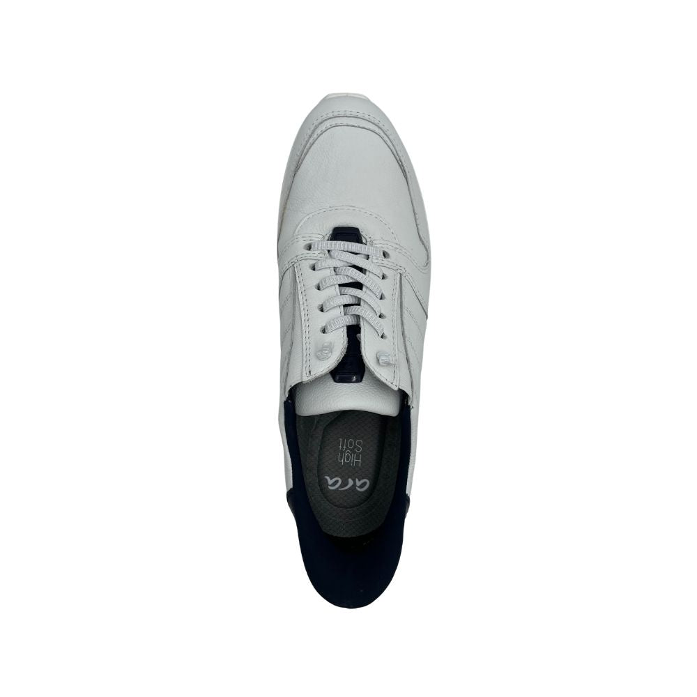 Ara Herre Sneaker Matteo Slip In Weiss/ Blau
