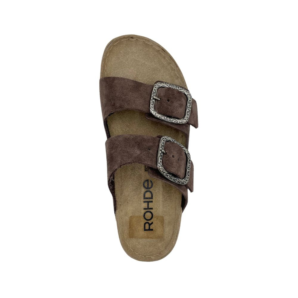 Rohde Biosandal Blød m/2 remme Mocca