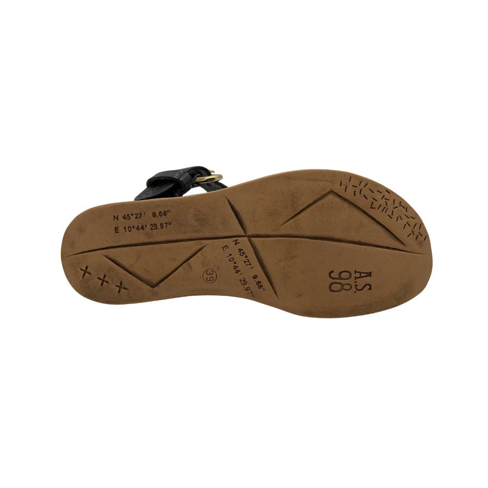 A.S. 98 Sandal m/ 2 Spænder Ebano/T.Moro