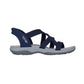 Skechers Sandal Dame Slip in Reggae Slim Stretch Flex Navy