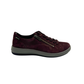 Legero Sko Tanaro m/snøre og lynlås ruskind Dark cherry
