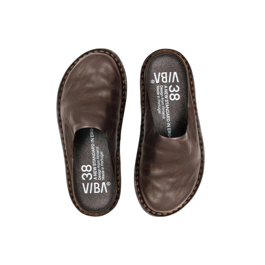 VIBA Tøffel Roma Leather CoCoa Brown