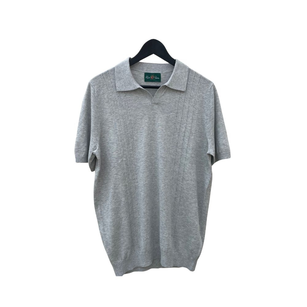 Alan Paine Shipford Short Sleeve Open Collar Dove