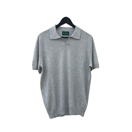 Alan Paine Shipford Short Sleeve Open Collar Dove