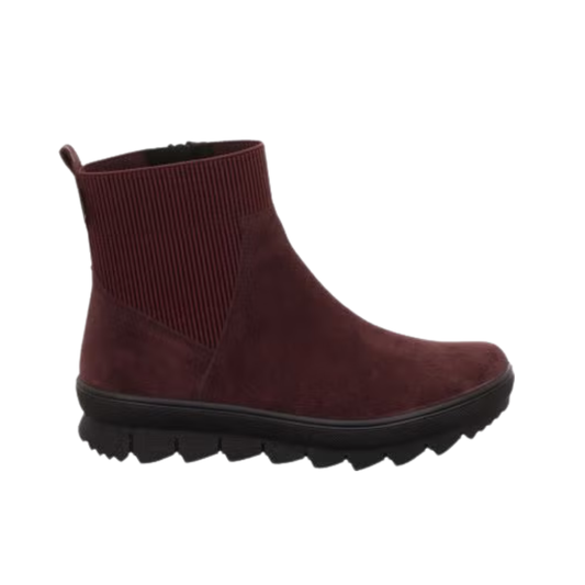 Legero Goretex Støvle Novara Lynlås Dark Cherry