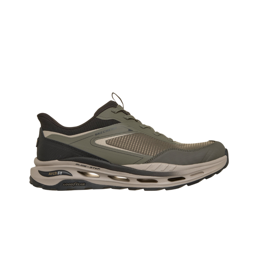 Skechers Herre Sko Slip In Arch Fit Orvan Ultra Talon Oliven