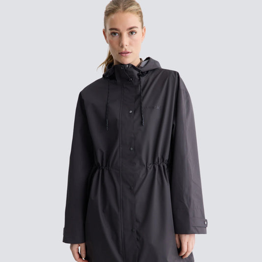 RETHINKIT Jacket Rainshell Almost Black