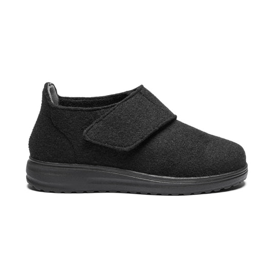 New Feet Hjemmesko m/velcro Black