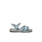 New Feet Sandal m/ velcro Suede Blue
