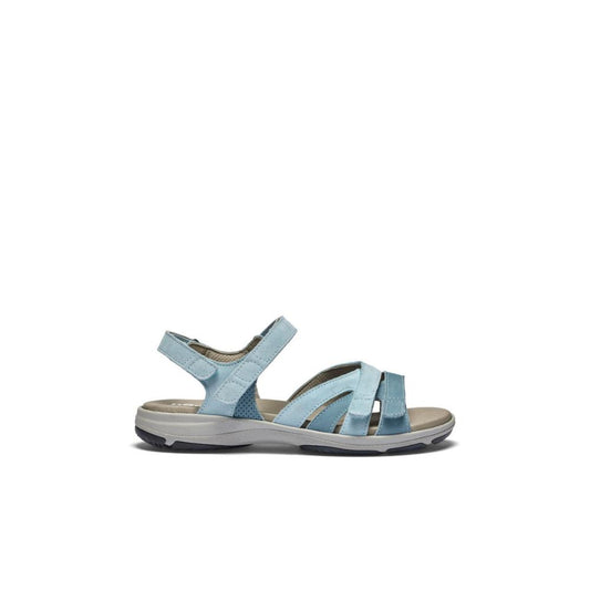 New Feet Sandal m/ velcro Suede Blue