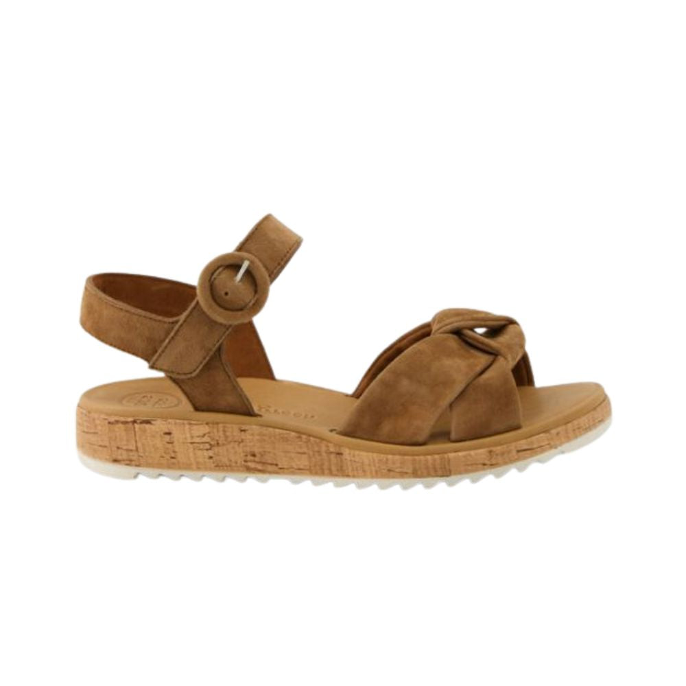 Paul Green Sandal m/velcro og knude Nut