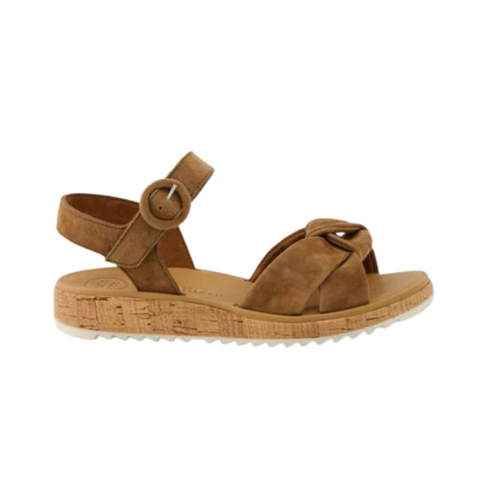 Paul Green Sandal m/velcro og knude Nut