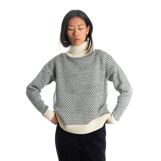Fuza Wool Ladies Liv Sweater Indigo