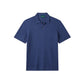 Alan Paine Portmellon Cable Polo Shirt Indigo Mix