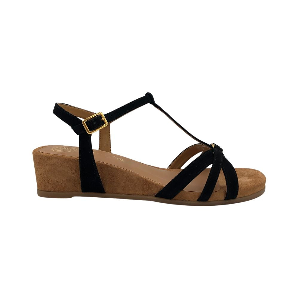 Unisa Sandal m/kilehæl Black