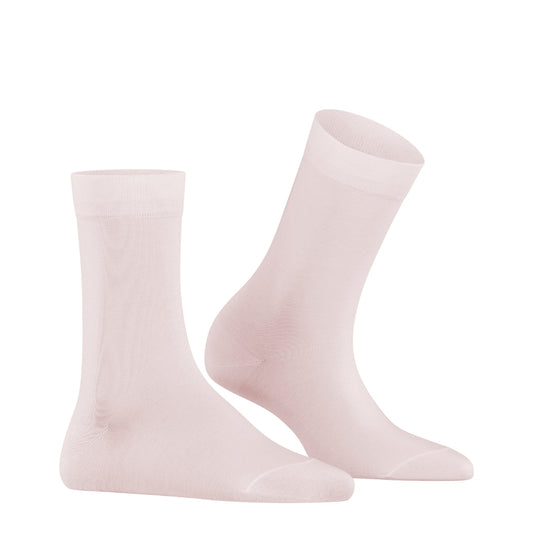 Falke Strømpe Cotton Touch Rosa