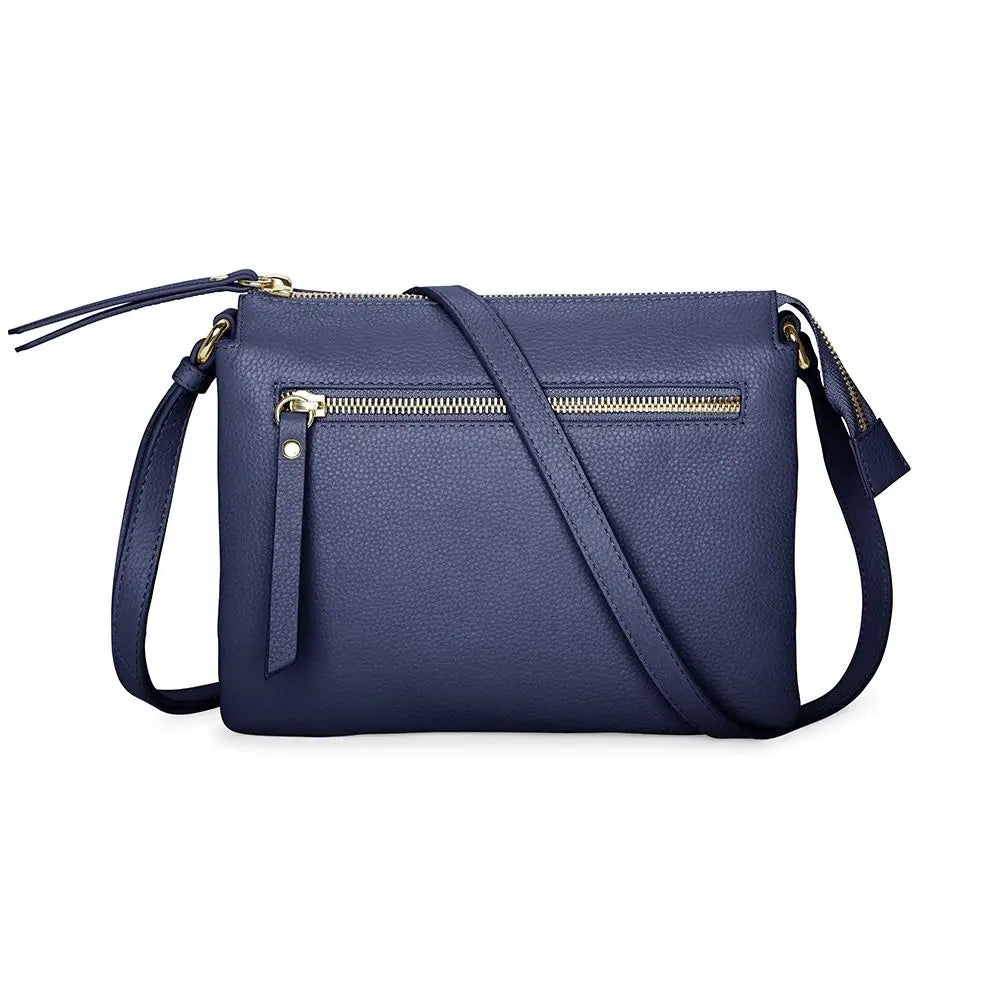 Pia Ries Skuldertaske m/3 rum Navy