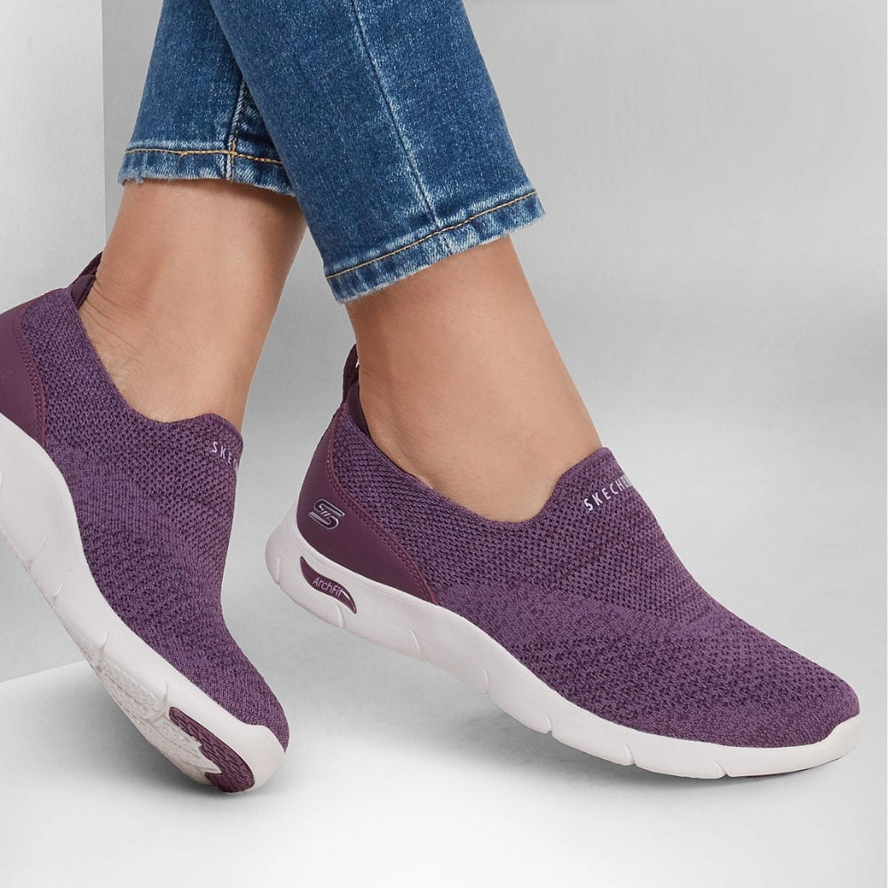 Skechers Arch Fit Don't Go Plum