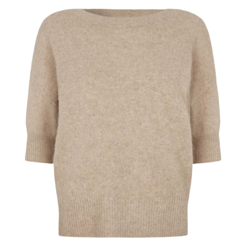 Six Ames Vaskebjørnsstrik Moi Beige Melange